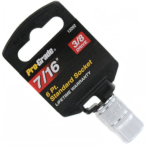 Pro-Grade 13202 3/8-Inch Drive with 6 Point 7/16-Inch Socket Pro-Grade 13202 3/8-Inch Drive with 6 Point 7/16-Inch Socket